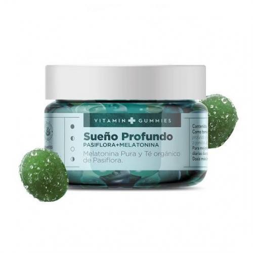 SUEÑO PROFUNDO MELATONINA Y PASIFLORA GOMITAS PARA DORMIR 