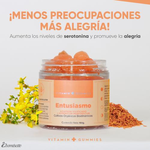ENTUSIASMO GOMITAS DEPRESION, ANSIEDAD Y NERVIOS 